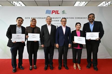 Singapore shipping firm PIL donates $1.7m to self-help groups