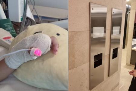 5-year-old girl has finger severed by hand dryer at Ion Orchard