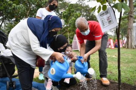 Tree-planting initiative kickstarts the Year of Celebrating SG Families