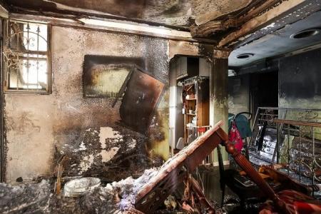Sembawang flat fire: Neighbours rushed to help evacuate family from burning unit