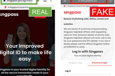 Police issue warning on surge in phishing scams involving Singpass