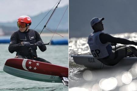 Kitefoiler Maximilian Maeder wins S’pore’s first gold at Asian Games; sailor Ryan Lo adds second gold
