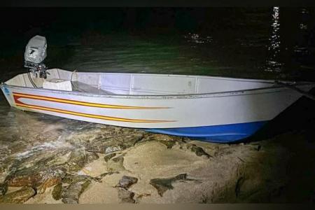 Two Indonesian men arrested for trying to enter S’pore illegally by motorised sampan