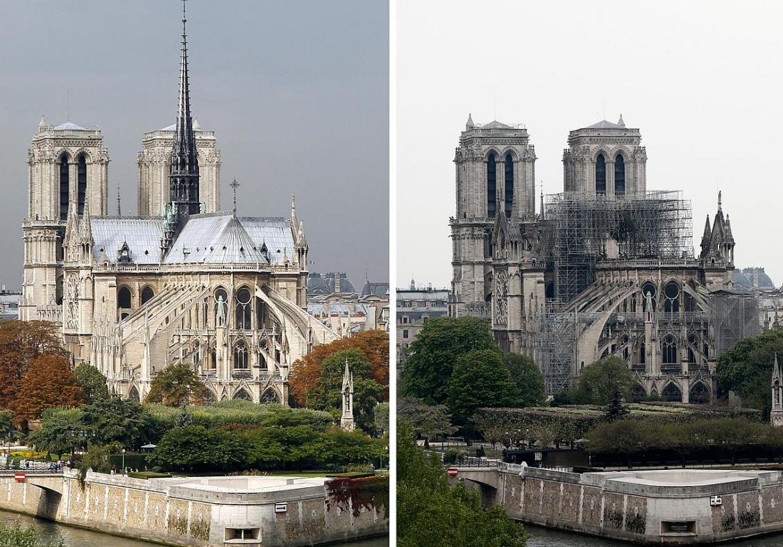 Notre Dame fire: Hero firemen, priest save priceless items 