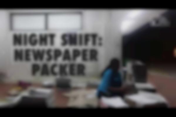 The Night Shift: Newspaper Packer