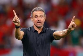 Spain coach Luis Enrique had a contract until the end of the year.