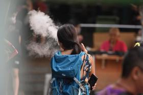 Vaping has been banned in Singapore since 2018. 