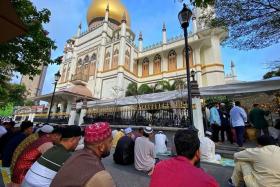 A total of 68 mosques are expected to accomodate 228,760 people, Muis said.