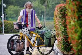 Dr Ian Wallis set off from his home in Australia’s capital city Canberra on May 1.