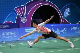Singapore's ninth-ranked Loh Kean Yew bounced back from a disappointing Asian Games to beat Japan's world No. 3 Kodai Naraoka in the first round of the Denmark Open.