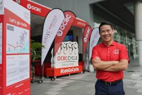 Dr Hing Siong Chen, President of Singapore Cycling Federation, at the launch of OCBC Cycle Singapore on March 5.