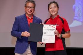 Wushu exponent Kassandra Ong, 18, is one of the 48 athletes who are part of the spexPotential programme.