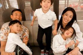 Sonia Sui and her husband Tony Hsieh have three children aged four to seven.
