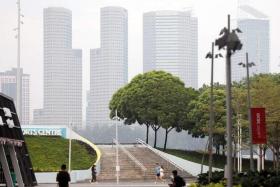 Hazy conditions in Singapore in 2022. This year’s hot and dry season brings a higher risk of transboundary haze, said the Met Service.