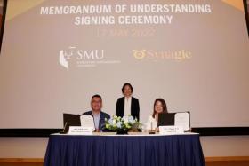 The 60 new modules will be run by SMU Academy and Synagie Commerce Academy.