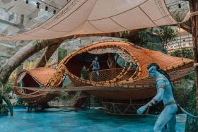 Visit the home of the Na’vi from Avatar at Changi Airport&#039;s Terminal 3 Departure Hall.