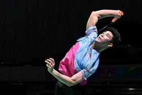 Singapore&#039;s Loh Kean Yew romped to a 21-17, 21-10 win in just 30 minutes against Axelsen, in their Denmark Open quarter-final 
