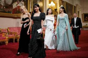 Rose, Jisoo, Jennie and Lisa were among the more than 170 guests attending a state banquet at Buckingham Palace.