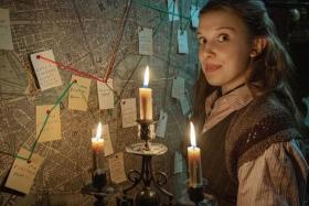 Actress Millie Bobby Brown stars in Enola Holmes 2 as a sleuth who has to find a missing match factory girl.