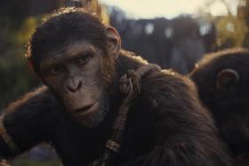 Owen Teague in Kingdom Of The Planet Of The Apes.