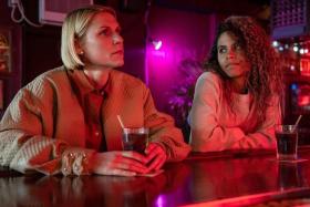 Claire Danes (left) plays a mother who thinks her son has been kidnapped, while Zazie Beetz (right) plays a detective in Full Circle.