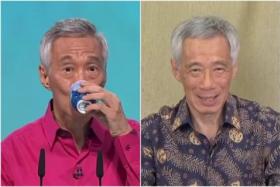 PM Lee&#039;s version of the social media trend features a montage of video highlights from the past year.