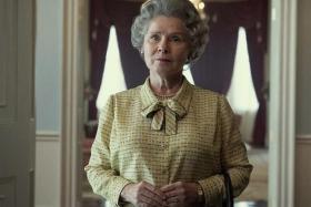 Actress Imelda Staunton stars as Queen Elizabeth II in the new series of Netflix&#039;s The Crown.