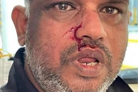 A security guard was allegedly assaulted by a truck driver after he told the driver about safety rules




