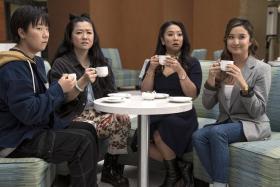 Joy Ride stars (from left) Sabrina Wu, Sherry Cola, Stephanie Hsu and Ashley Park.
