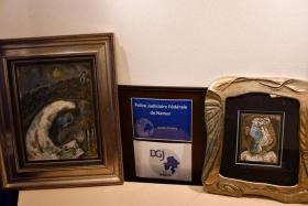 The paintings, Picasso's "Tête" and Chagall's "L’homme en prière", were stolen from an art collector in Tel Aviv, in 2010.
