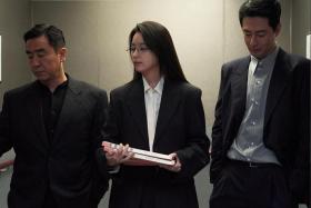 (From left) Ryu Seung-ryong, Han Hyo-joo and Zo In-sung in Moving.