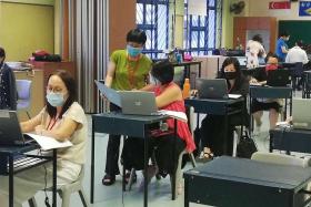 Educators involved in the PSLE marking said the new system has greatly reduced the time taken to carry out certain marking processes.