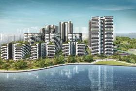 There are six residential blocks in Punggol Point Cove, housing a total of 1,179 two-room flexi, three-room, four-room and five-room units.