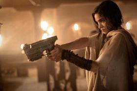 Sofia Boutella in Rebel Moon – Part One: A Child Of Fire.
