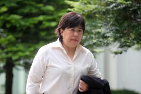 Phoon Chiu Yoke claimed trial after being accused of not wearing a mask in Orchard Road on March 6, 2022.