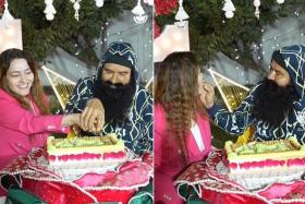 During his recent parole, Gurmeet Ram Rahim Singh held celebrations with a young woman in videos that went viral after being released on social media.