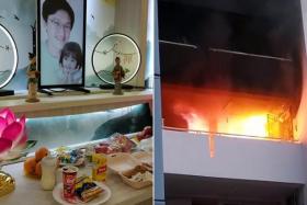 Mr Tan Soon Keong and his daughter Hui En were cremated on May 23 at about 10am. 