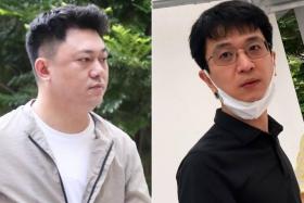 Yin Junjun (left) and Zhang Ming were each sentenced to 33 months&#039; jail on Dec 8, 2022.