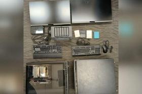 Electronic devices, including computers, mobile phones and hard disks, were seized by Criminal Investigation Department officers during an islandwide operation targeting online child sexual exploitation activities.