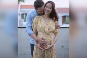 The local actress is pregnant with her first child, due early 2024 before Chinese New Year, which will fall on Feb 10. 