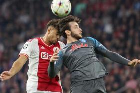 Napoli now have an opportunity to clinch a berth in next year&#039;s knockout phase when they host Ajax in the return game.