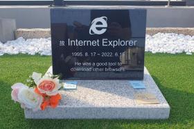 South Korean software engineer Jung Ki-young ordered a headstone to mark Microsoft's decision to retire Internet Explorer.