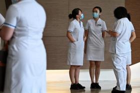 Health Minister Ong Ye Kung said the Covid-19 pandemic is still ongoing and a major burden on nurses here.
