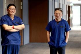 The stories include those from Associate Professor Kenneth Tan (left) and Associate Professor Phua Ghee Chee.