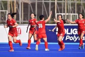 Singapore finished third out of seven teams to earn a spot at the Asian Games in Guangzhou next year.