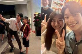 On social media, a number of fans from Singapore have shared about running into South Korean actor Wi Ha-joon.