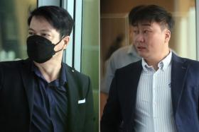 Low Lee Soon (left) is accused of accepting bribes worth $160,000 in the form of cash loans from Xu Zhiping.