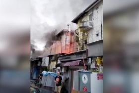 SCDF said it was alerted to the blaze at 136 Sims Avenue at around 6pm on Jan 10.