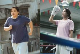 Director-actress Jia Ling lost some 50kg through a strict diet and training regime to play an amateur boxer in Yolo.