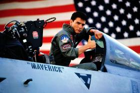 Tom Cruise in Top Gun (1986). 